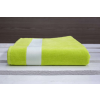 OLIMA OLV4000 szublimálható velúr/frottír strandtörölköző Olima, Citrus Green-100X180
