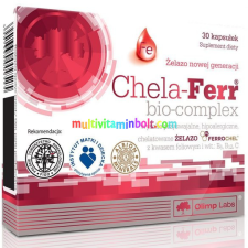 OLIMP LABS Chela-Ferr bio-complex 30 db kapszula szerves vas készítmény, folsav, B12, B6, C-vitamin - Olimp Labs vitamin és táplálékkiegészítő