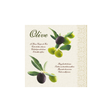 Olive papírszalvéta 33x33cm,20db-os konyhai eszköz