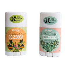 Olivia Natural deostift, pálmarózsa-narancs, 50ml dezodor
