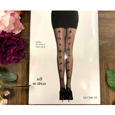 Ollike necc kis lyukú hátul masnival harisnyanadrág