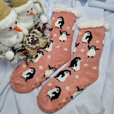 Ollike NŐI pingvin mintás zokni MAMUSZ több színben Rózsaszín, 35-38 női zokni