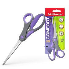  Olló ErichKrause Comfort 15 cm irodai rozsdamentes acél bliszteres olló