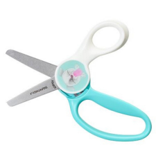  Olló, iskolai, 13 cm, FISKARS "Morph Kids", kutyás olló
