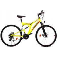 Olpran Hegyi kerékpár 26 LASER FULL DISC, piros/sárga mtb kerékpár