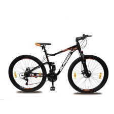 Olpran Hegyi kerékpár Monster 29" full, fekete/narancssárga mtb kerékpár