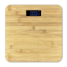Omega OBSBB Digital Bathroom Scale bambusz mérleg