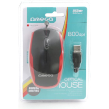 Omega Platinet OM072UR egér Irodai Kétkezes USB A típus Optikai 800 DPI (40288) egér