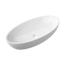 Omnires M+ mosdótál 60x35 cm ovális fehér SIENALUNBP fürdőkellék