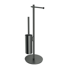 Omnires Modern Project wc kefe tartó wc-kefével MP60810GR fürdőszoba kiegészítő