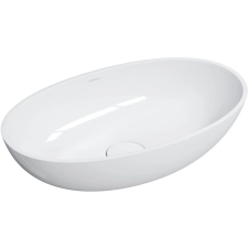 Omnires Shell M+ mosdótál 60x35 cm ovális fehér SHELLUNBP fürdőkellék
