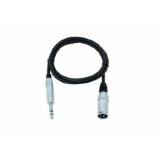  Omnitronic XK-09 XLR-papa 6.3 Jack dugó sztereó kábel 0,9m 30225195 audió/videó kellék, kábel és adapter