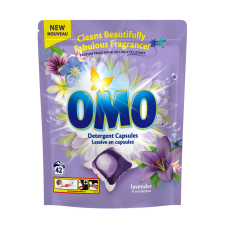 OMO Omo mosókapszula 42db/csg (4csg/karton) Lavender&Eucalyptus tisztító- és takarítószer, higiénia