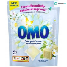 OMO Omo mosókapszula 42db/csg (4csg/karton) marseille soap&amp;spring blooms tisztító- és takarítószer, higiénia