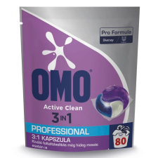 OMO Omo Pro Formula active clean 3in1 mosókapszula 80db/csg (4csg/karton) tisztító- és takarítószer, higiénia