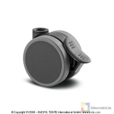  Önbeálló bútorgörgő kerékfékkel ,szürke-fekete bútor