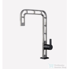  ONE-A konyhai csaptelep Inox/matt fekete színben ON921201.441 csaptelep