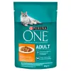  ONE Csirkével és Zöldbabbal nedves macskaeledel – 12×85 g