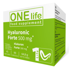  ONE LIFE Hialuron Forte 500 mg 90 db kapszula vitamin és táplálékkiegészítő