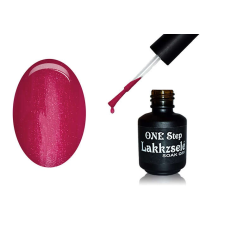 ONE step géllakk 5ml #018 Csillámos magenta lakk zselé