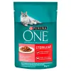  ONE STERILCAT Lazaccal és Sárgarépával nedves macskaeledel – 4×85 g