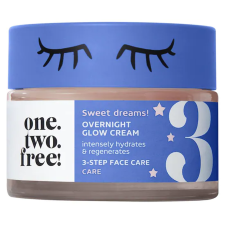 ONE.TWO.FREE! Overnight Glow Cream Éjszakai Krém 50 ml arckrém