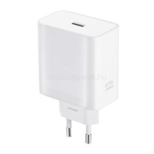 OnePlus SUPERVOOC hálózati töltő USB aljzat (80W, gyorstöltő) FEHÉR (57983113292) mobiltelefon kellék