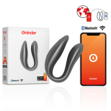  ONINDER - Lisboa Black – G-pontos és csiklóizgató, ingyenes appal vibrátorok