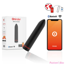 Oninder - okos mini vibrátor (fekete) vibrátorok