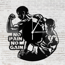 Online Boltom No pain no gain bakelit óra falióra