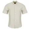 Only & Sons Rövid ujjú ingek ONSCAIDEN LIFE SS SOL RES LINEN Bézs EU M