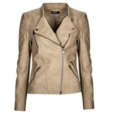 Only Bőrkabátok  ONLAVA FAUX LEATHER BIKER OTW Bézs DE 36