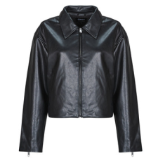Only Bőrkabátok ONLNICKI FAUX LEATHER Fekete EU L női dzseki, kabát