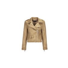 Only Bőrkabátok  ONLSCOOTIE FAUX SUEDE BIKER JACKET OTW Bézs EU S női dzseki, kabát