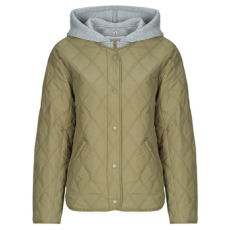 Only Dzsekik ONLRISSO LIFE HOOD QUILT JACKET Zöld EU XL