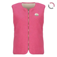 Only Kabátok / Blézerek ONLBABY TEDDY VEST REVERSIBLE Rózsaszín EU L