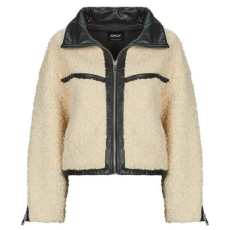 Only Kabátok ONLPATTI LIFE TEDDY SHORT Bézs EU XL