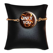 Only Only You (Csak Veled) üveglencsés karkötő arany színben karkötő