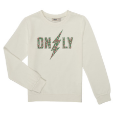 Only Pulóverek KOGRUNA L/S O-NECK UB CS SWT Fehér 8 Jahre gyerek pulóver, kardigán