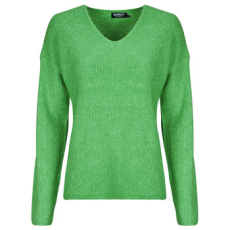 Only Pulóverek ONLCAMILLA V-NECK Zöld EU L