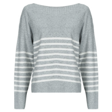 Only Pulóverek ONLGLORY LIFE LS BOATNECK Szürke EU S női pulóver, kardigán