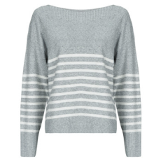 Only Pulóverek ONLGLORY LIFE LS BOATNECK Szürke EU XL