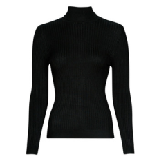 Only Pulóverek ONLKAROL L/S ROLLNECK PULLOVER KNT NOOS Fekete EU XS