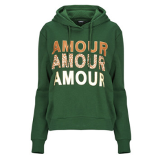 Only Pulóverek ONLMAIA L/S BELIEVE HOOD Zöld EU S