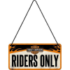 Only RETRO Harley-Davidson Riders Only - Fémtábla