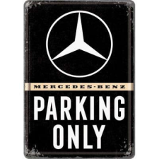 Only RETRO Mercedes-Benz Parking Only Üdvözlőkártya party kellék