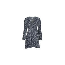 Only Rövid ruhák ONLCARLY L/S WRAP SHORT DRESS Tengerész DE 38