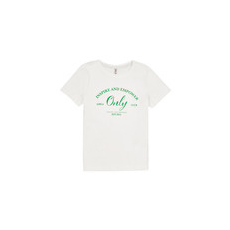 Only Rövid ujjú pólók KOGWENDY S/S LOGO TOP BOX CP JRS Fehér 8 Jahre