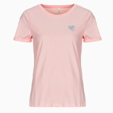 Only Rövid ujjú pólók ONLKITA LIFE S/S Rózsaszín EU M