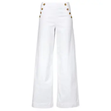 Only Ruhák ONLMADISON HW BUTTON WIDE Fehér US 26 / 32